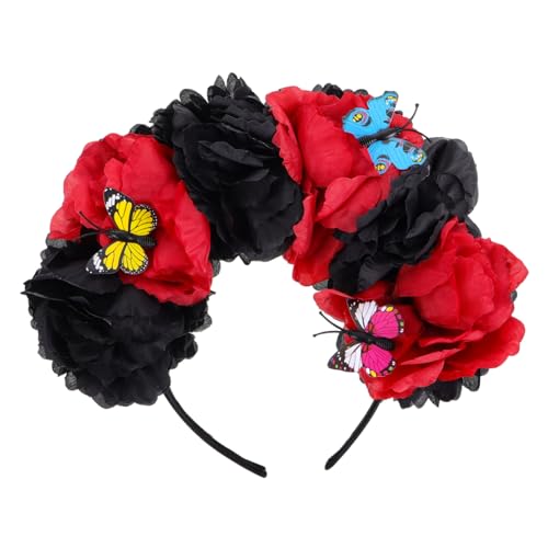 WEKADRIN Mexikanisches Haarband für Damen Künstliche Blumenkrone für Halloween und Festivals Stilvolles Cosplay Accessoire mit Realistischen Blüten für Partys und Feiern WEKADRIN Mexikanisches Haarband für Damen Künstliche Blumenkrone für Halloween und Festivals Stilvolles Cosplay Accessoire mit Realistischen Blüten für Partys und Feiern von WEKADRIN