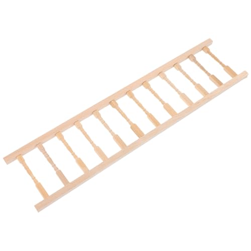 WEKADRIN Miniatur Zaun Handlauf für Puppenhaus DIY Mini Gartenzaun Zubehör aus Naturmaterial Maßstab für Mini Puppenhaus Möbel und Dekoration von WEKADRIN