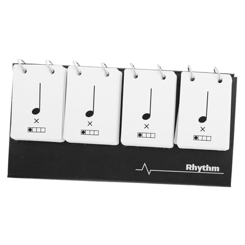 WEKADRIN Musik Rhythmus Lernkarten Kalenderform Multifunktional Robust Leicht zu Reinigen für Musikschüler Musikunterricht Notenlesen Training WEKADRIN Musik Rhythmus Lernkarten Kalenderform Multifunktional Robust Leicht zu Reinigen für Musikschüler Musikunterricht Notenlesen Training von WEKADRIN