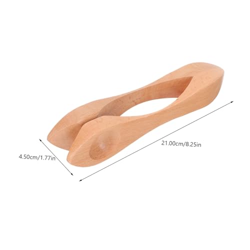 WEKADRIN Musikalischer Holzlöffel Percussion Instrument Holz musikspielzeug Rhythmusförderndes Schlaginstrument für Kleinkinder und Musikunterricht von WEKADRIN