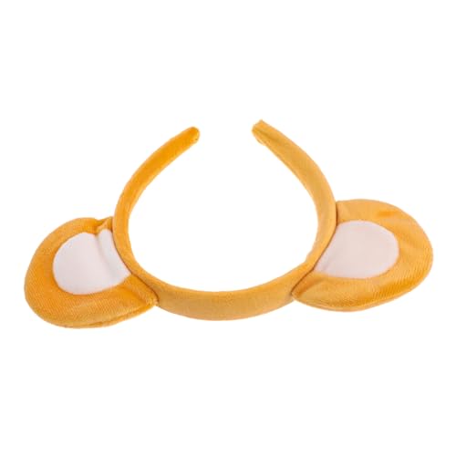 WEKADRIN Niedliches Bärenohr Stirnband Plüsch Haarreif Tierohren Haarreif Leicht Komfortabel Für Kostüm Cosplay Party Karneval Zubehör von WEKADRIN