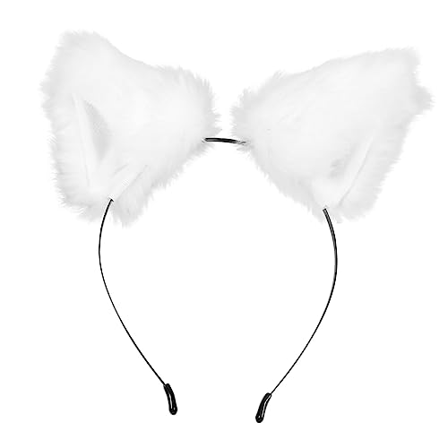 WEKADRIN Ohr Haarreif Tierohren Stirnband Plüsch Kopfschmuck für Mädchen Cosplay Party Zubehör von WEKADRIN