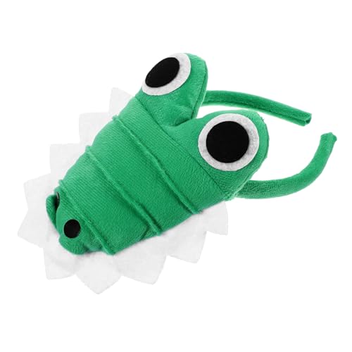 WEKADRIN Originelles Krokodil Haarband Stirnband Cartoon Design für Halloween Party Cosplay Damen Kopfbedeckung Fasching Geburtstagsfeier von WEKADRIN