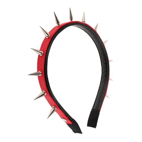 WEKADRIN Punk Stirnband mit Metallstacheln Komfortabler Leichter Kopfschmuck für Damen Langlebiges Rutschfestes Haarband Vielseitiges Accessoire für Halloween Cosplay Festivals und Partys von WEKADRIN
