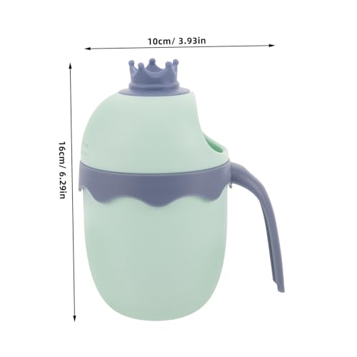WEKADRIN Rinse Cup mit Großem Fassungsvermögen Weiche Kanten und Sanfter Wasserfluss Effiziente Haarwaschhilfe für Junge Mädchen Ausgießer für Tropffreies Ausgießen für Sicheres Baden von WEKADRIN