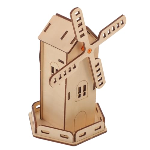 WEKADRIN Solar Windmühle Bausatz aus Holz Solarbetrieben DIY Wissenschaftsspielzeug für Pädagogisches Bastelset Nachhaltiges Solarhaus Modell für Jungen und Mädchen WEKADRIN Solar Windmühle Bausatz aus Holz Solarbetrieben DIY Wissenschaftsspielzeug für Pädagogisches Bastelset Nachhaltiges Solarhaus Modell für Jungen und Mädchen von WEKADRIN