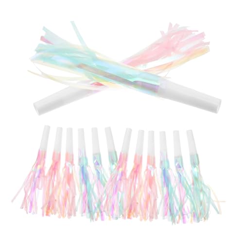 WEKADRIN Stück Fringed Party Horns Geburtstagströten für Kinderfeiern Leichte und Sichere Geräuschemacher für Feste Vielseitige Partydekoration für Verschiedene Anlässe von WEKADRIN