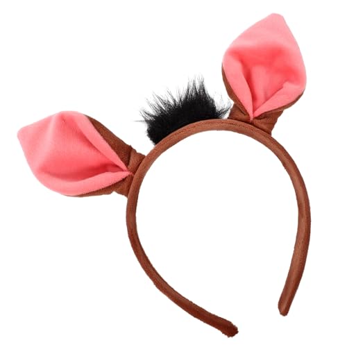 WEKADRIN Tier Ohr Haarreif Warzenschwein Stirnband Weiches Cosplay Kostüm Zubehör Leicht und Bequem für Karneval Themenpartys WEKADRIN Tier Ohr Haarreif Warzenschwein Stirnband Weiches Cosplay Kostüm Zubehör Leicht und Bequem für Karneval Themenpartys von WEKADRIN
