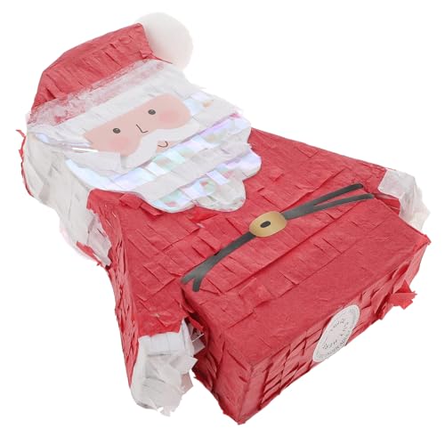 WEKADRIN Weihnachtliche Pinata aus Papier Kinderparty zum Schlagen mit Süßigkeitenfüllung für Mädchen Jungen Geburtstagsfeier Festtagsdeko von WEKADRIN