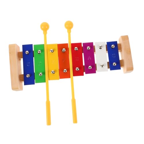 WEKADRIN Xylophon Töne Holz Metall Klangstab Musikinstrument Lernspielzeug Rhythmusförderung Musikspielzeug für Mädchen Jungen WEKADRIN Xylophon Töne Holz Metall Klangstab Musikinstrument Lernspielzeug Rhythmusförderung Musikspielzeug für Mädchen Jungen von WEKADRIN