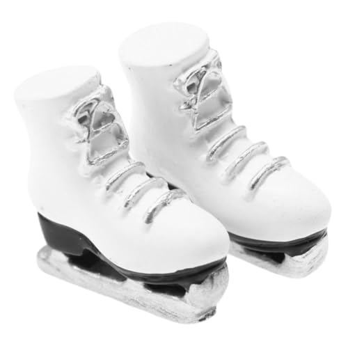 WEKAMOS 1 Paar Schlittschuhmodell Puppenzubehör Schlittschuhe Für Puppendekor Schlittschuhe Für Puppen DIY Miniatur Schlittschuhe Puppen Eislaufwerkzeug Puppe Dekorative von WEKAMOS