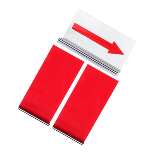 WEKAMOS 1 Satz Aufschlagkonverter Basketball Spielkarten Straftafel Für Korb Standard Schiedsrichtertafel Sport Strafzusatz Schiedsrichterschilder Spielzusatz Acryl Rot von WEKAMOS