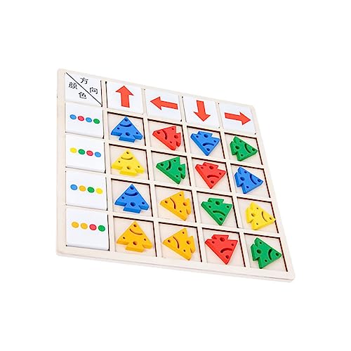 WEKAMOS 1 Satz Brettspielset für Logikspielzeug zur und Richtungswahrnehmung Pädagogisches Holzspielzeug zur Intellektuellen Entwicklung für Jungen und Mädchen WEKAMOS 1 Satz Brettspielset für Logikspielzeug zur und Richtungswahrnehmung Pädagogisches Holzspielzeug zur Intellektuellen Entwicklung für Jungen und Mädchen von WEKAMOS