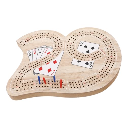 WEKAMOS 1 Satz Cribbage Brettspiel Set Innovativer Zahlenform Wertungstafel Doppelspieler Spiele für Gesellige Abende und Reisen Langlebig und im Design WEKAMOS 1 Satz Cribbage Brettspiel Set Innovativer Zahlenform Wertungstafel Doppelspieler Spiele für Gesellige Abende und Reisen Langlebig und im Design von WEKAMOS
