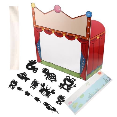 WEKAMOS 1 Satz DIY Schattenpuppen Set für Kreatives Puppentheater mit Interaktivem Lernansatz für Bildungszwecke und Wissenschaftsexperimente Fördert Kreativität und Geschichtenerzählen von WEKAMOS