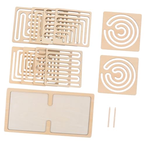 WEKAMOS 1 Satz Denkspiel Feinmotorik Vorschulspielzeug für geschicklichkeitsspiel Lernspielzeug Puzzlespielzeug Denksportaufgaben für Zugpuzzle Holz Khaki WEKAMOS 1 Satz Denkspiel Feinmotorik Vorschulspielzeug für geschicklichkeitsspiel Lernspielzeug Puzzlespielzeug Denksportaufgaben für Zugpuzzle Holz Khaki von WEKAMOS
