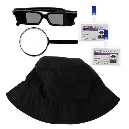 WEKAMOS 1 Satz Detective Cosplay Set Teiliges Kostümzubehör für Rollenspiele und Verkleidungen Geeignet für Erwachsene und Langlebig und Realistisch für Mysterien und Detektivgeschichten WEKAMOS 1 Satz Detective Cosplay Set Teiliges Kostümzubehör für Rollenspiele und Verkleidungen Geeignet für Erwachsene und Langlebig und Realistisch für Mysterien und Detektivgeschichten von WEKAMOS