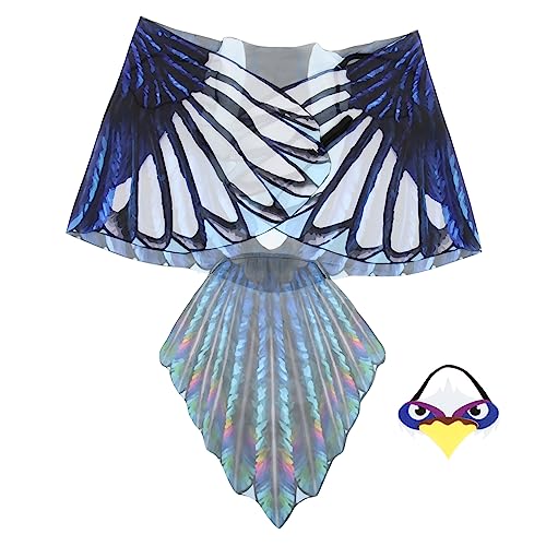 WEKAMOS 1 Satz Eagle Wings Kostümset für Kreative Halloween Verkleidung für Jungen und Mädchen Farbenfrohes und Stilvolles Accessoire für Partys und Fotos WEKAMOS 1 Satz Eagle Wings Kostümset für Kreative Halloween Verkleidung für Jungen und Mädchen Farbenfrohes und Stilvolles Accessoire für Partys und Fotos von WEKAMOS