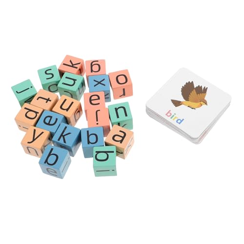 WEKAMOS 1 Satz Englische Kartenbuchstabierwörter Vorschul-Lernspiel Alphabetspiel pädagogisches englisch für STEM -Bildungskarten Montessori Alphabet -Spiel hölzern WEKAMOS 1 Satz Englische Kartenbuchstabierwörter Vorschul-Lernspiel Alphabetspiel pädagogisches englisch für STEM -Bildungskarten Montessori Alphabet -Spiel hölzern von WEKAMOS