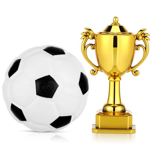 WEKAMOS 1 Satz Fußballmodell Trophäe Party Mini-fußball Dekorationen Miniatur Gravieren Kleines Fußballmodell Trophäenfußball Gold Meisterschaft Geburtstag Plastik Wiederverwendbar WEKAMOS 1 Satz Fußballmodell Trophäe Party Mini-fußball Dekorationen Miniatur Gravieren Kleines Fußballmodell Trophäenfußball Gold Meisterschaft Geburtstag Plastik Wiederverwendbar von WEKAMOS