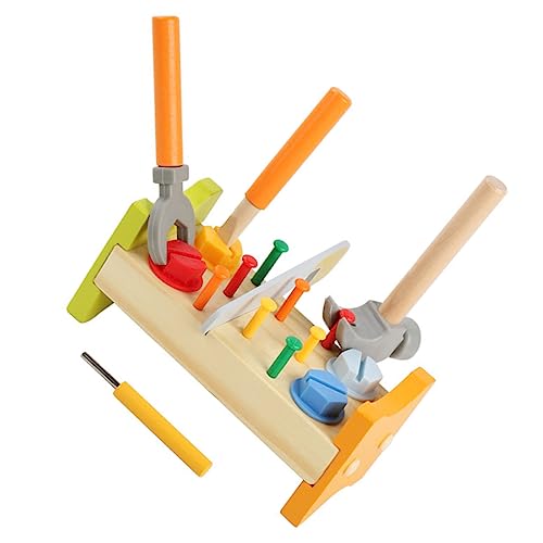WEKAMOS 1 Satz Holzspielzeug für Kleinkinder Bunte Hammerarbeitstisch mit Einschlag Peg für Mädchen Kreativität und Lernfähigkeit für Frühkindliche Entwicklung WEKAMOS 1 Satz Holzspielzeug für Kleinkinder Bunte Hammerarbeitstisch mit Einschlag Peg für Mädchen Kreativität und Lernfähigkeit für Frühkindliche Entwicklung von WEKAMOS