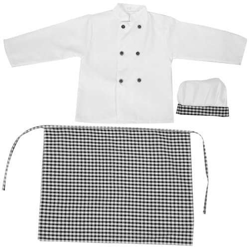 WEKAMOS 1 Satz Kostümset für Kochschürze mit Kochmütze und Langarm Applikation Rollenspiel für Kleine Küche Fördert Interesse Am Kochen Praktischen Fähigkeiten WEKAMOS 1 Satz Kostümset für Kochschürze mit Kochmütze und Langarm Applikation Rollenspiel für Kleine Küche Fördert Interesse Am Kochen Praktischen Fähigkeiten von WEKAMOS