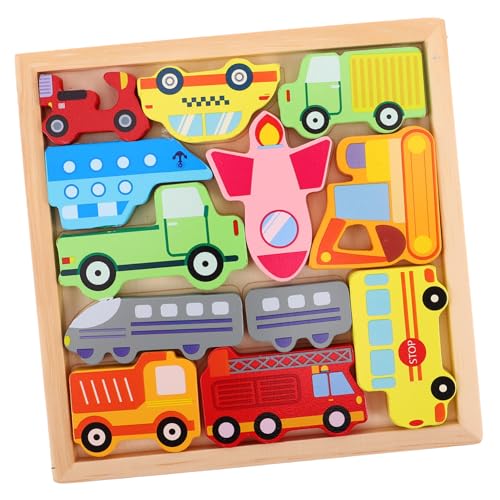 WEKAMOS 1 Satz Kreatives Puzzle für Kleinkinder Fahrzeug Transport Puzzle aus Holz für Vorschulkinder Lehrreiches Kognitiven Fähigkeiten Hand Augen Koordination WEKAMOS 1 Satz Kreatives Puzzle für Kleinkinder Fahrzeug Transport Puzzle aus Holz für Vorschulkinder Lehrreiches Kognitiven Fähigkeiten Hand Augen Koordination von WEKAMOS