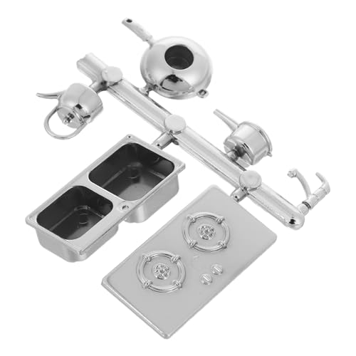 WEKAMOS 1 Satz Küchengeschirrsmodell -Requisiten Sandtisch-miniaturen Mini House Kitchenware Küchendekoration Mini-hausschmuck Puppenhaus-Requisiten Miniaturhauszubehör Abs Silver WEKAMOS 1 Satz Küchengeschirrsmodell -Requisiten Sandtisch-miniaturen Mini House Kitchenware Küchendekoration Mini-hausschmuck Puppenhaus-Requisiten Miniaturhauszubehör Abs Silver von WEKAMOS