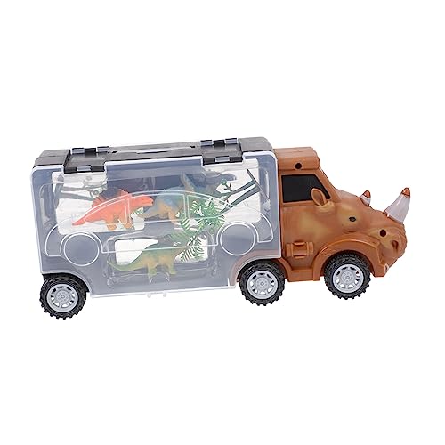 WEKAMOS 1 Satz LKW mit Dinosaurier Figuren Transporter für Jungen Abnehmbarer Anhänger Leicht Tragbar für Bildung Partys und Sammlungen WEKAMOS 1 Satz LKW mit Dinosaurier Figuren Transporter für Jungen Abnehmbarer Anhänger Leicht Tragbar für Bildung Partys und Sammlungen von WEKAMOS