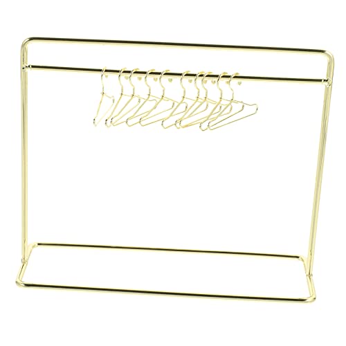 WEKAMOS 1 Satz Mini-Aufhänger puppenkleiderbügel Puppen kleiderbügel mini kleiderbügel puppenzubehör Puppenkleidung Größe Kleiderständer für Puppen Puppenaufhänger und Gestell Eisen Golden WEKAMOS 1 Satz Mini-Aufhänger puppenkleiderbügel Puppen kleiderbügel mini kleiderbügel puppenzubehör Puppenkleidung Größe Kleiderständer für Puppen Puppenaufhänger und Gestell Eisen Golden von WEKAMOS