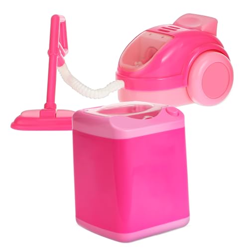 WEKAMOS 1 Satz Mini-Küchenset Mini -Waschmaschine staubsaugen interaktives so tun, als ob sie EIN staubsaugerspielzeug wäre vorgeben Spielgeräte von WEKAMOS