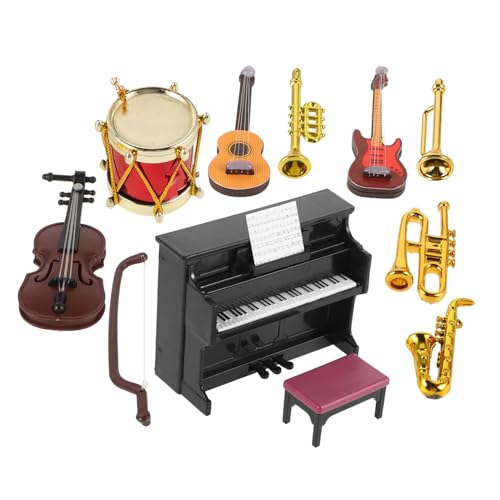 WEKAMOS 1 Satz Mini-Musikinstrumentenmodell Miniatur Dekorationen für Musikinstrumente Puppenhaus Violine Musical spielzeuge Mini-Instrument Realistische Mini -Hausdekoration Plastik WEKAMOS 1 Satz Mini-Musikinstrumentenmodell Miniatur Dekorationen für Musikinstrumente Puppenhaus Violine Musical spielzeuge Mini-Instrument Realistische Mini -Hausdekoration Plastik von WEKAMOS