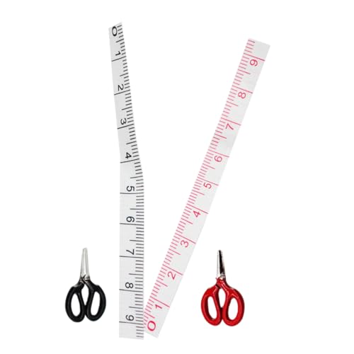 WEKAMOS 1 Satz Mini Nählineer -scherenmodell Puppe Stickerei Nählineal Nähen Herrscher Naht Realistisches Miniaturspielzeug Mini- Kleine Schere Legierung WEKAMOS 1 Satz Mini Nählineer -scherenmodell Puppe Stickerei Nählineal Nähen Herrscher Naht Realistisches Miniaturspielzeug Mini- Kleine Schere Legierung von WEKAMOS