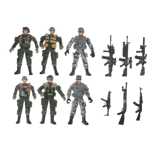 WEKAMOS 1 Satz Mini Soldaten Figuren Teiliges Modell für Miniaturszenen für Dekoration und Rollenspiele Robuste und Detailreiche Ausführung für Sammler von WEKAMOS