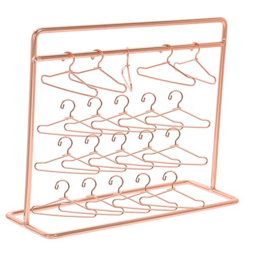 WEKAMOS 1 Satz Mini-aufhänger Puppenkleidung Puppe Klein Kleiderhängelegte Kleidung Kleiderständer Miniaturbügel Miniatur-kleiderständer Aus Metall Tragbarer Kleiderregal Eisen Roségold WEKAMOS 1 Satz Mini-aufhänger Puppenkleidung Puppe Klein Kleiderhängelegte Kleidung Kleiderständer Miniaturbügel Miniatur-kleiderständer Aus Metall Tragbarer Kleiderregal Eisen Roségold von WEKAMOS