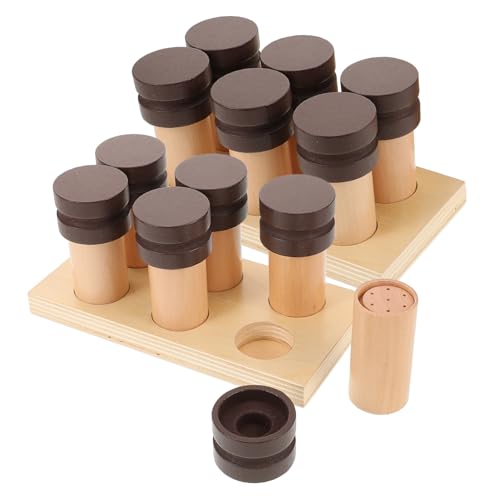 WEKAMOS 1 Satz Montessori Holzspielzeug Duftflaschen für Kleinkinder Lernspielzeug für Kreative Aktivitäten und Frühkindliche Bildung WEKAMOS 1 Satz Montessori Holzspielzeug Duftflaschen für Kleinkinder Lernspielzeug für Kreative Aktivitäten und Frühkindliche Bildung von WEKAMOS