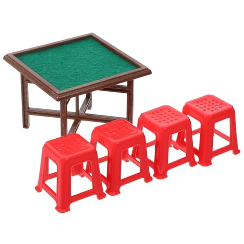 WEKAMOS 1 Satz Puppenhaus-Mahjong-Tisch Miniaturen Künstlich Bausätze Van Häuser Gefälscht Bausatz Puppenhaus-minitisch Mini-stühle Miniatur-holzstühle Gefühlt WEKAMOS 1 Satz Puppenhaus-Mahjong-Tisch Miniaturen Künstlich Bausätze Van Häuser Gefälscht Bausatz Puppenhaus-minitisch Mini-stühle Miniatur-holzstühle Gefühlt von WEKAMOS