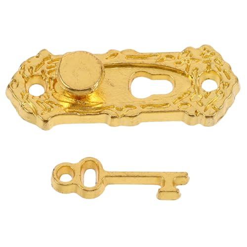 WEKAMOS Miniatur-türschlösser Für Puppenhäuser Im Maßstab 112 – Metall-türschlösser Und Schlüssel Vintage-Design Für Puppenhausmöbel WEKAMOS Miniatur-türschlösser Für Puppenhäuser Im Maßstab 112 – Metall-türschlösser Und Schlüssel Vintage-Design Für Puppenhausmöbel von WEKAMOS