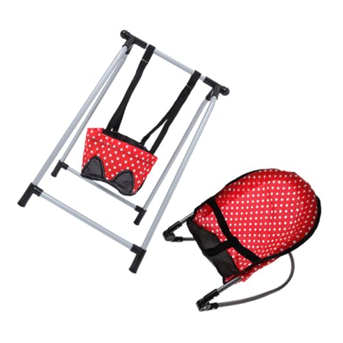 WEKAMOS 1 Satz Puppenzubehör puppenmöbel Set Puppenaccessoires für schaukel Puppenautositz Puppe autositz Hüpfsitz für Babypuppen Eisen rot WEKAMOS 1 Satz Puppenzubehör puppenmöbel Set Puppenaccessoires für schaukel Puppenautositz Puppe autositz Hüpfsitz für Babypuppen Eisen rot von WEKAMOS