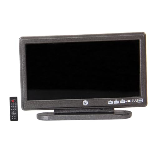 WEKAMOS 1satz Mini Tv Modell Für Puppenhaus Dekoratives Spielzeug Maßstab Hochwertiges Inklusive Fernbedienung Für Miniatur-Wohnzimmer Esszimmer Und Schlafzimmer WEKAMOS 1satz Mini Tv Modell Für Puppenhaus Dekoratives Spielzeug Maßstab Hochwertiges Inklusive Fernbedienung Für Miniatur-Wohnzimmer Esszimmer Und Schlafzimmer von WEKAMOS