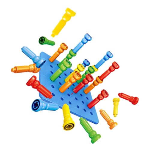 WEKAMOS 1 Satz Vorschulspielzeug Bretter Feinmotorisches Anbindung Junge Planke Puzzle Rätsel Spiele Babys Steckbrett Peg-brettspiel Einfädelbrett Plastik von WEKAMOS