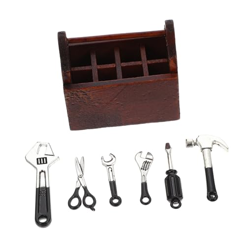 WEKAMOS 1 Satz Werkzeugkasten für Puppenhaus Mini für DIY Projekte und Kreative Kinderbeschäftigung Realistische Dekorationselemente für Mini Räume WEKAMOS 1 Satz Werkzeugkasten für Puppenhaus Mini für DIY Projekte und Kreative Kinderbeschäftigung Realistische Dekorationselemente für Mini Räume von WEKAMOS