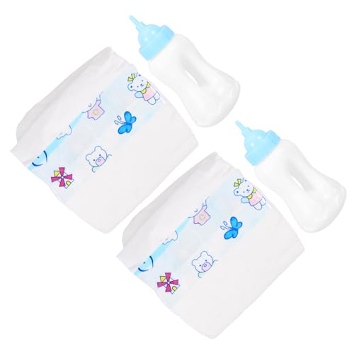 WEKAMOS 1 Satz Zubehör Für Puppenspielzeug Kleine Futterflaschen Miniaturwindeln Babypuppenflaschen Mädchen Puppenflaschen Puppenhaus Gefälschte Futterflasche Plastik WEKAMOS 1 Satz Zubehör Für Puppenspielzeug Kleine Futterflaschen Miniaturwindeln Babypuppenflaschen Mädchen Puppenflaschen Puppenhaus Gefälschte Futterflasche Plastik von WEKAMOS