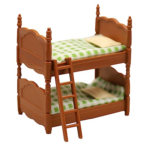 WEKAMOS 1 Satz auf der oberen und unteren Koje für Kinderspielzeug Puppenminibett Kindermöbel Puppenhausspielzeug Kind Mini- Puppenhaus Spielset Plastik WEKAMOS 1 Satz auf der oberen und unteren Koje für Kinderspielzeug Puppenminibett Kindermöbel Puppenhausspielzeug Kind Mini- Puppenhaus Spielset Plastik von WEKAMOS