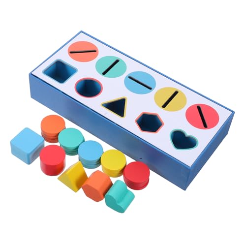 WEKAMOS 1 Schachtel Montessori Holzspielzeug Sortieren für Kleinkinder Pädagogisches Lernspiel zur Farberkennung und Formenentwicklung aus Natürlichem Holz Fördert Motorische Fähigkeiten WEKAMOS 1 Schachtel Montessori Holzspielzeug Sortieren für Kleinkinder Pädagogisches Lernspiel zur Farberkennung und Formenentwicklung aus Natürlichem Holz Fördert Motorische Fähigkeiten von WEKAMOS