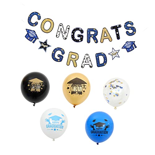 WEKAMOS 1 Set Abschlussfeier Hängeflaggenballon Abschlussfeier Hintergrund Abschlussfeier Dekorationen 2022 Abschlussfeier Kleine Ballons Goldene Party Vorräte Schicke Ballons WEKAMOS 1 Set Abschlussfeier Hängeflaggenballon Abschlussfeier Hintergrund Abschlussfeier Dekorationen 2022 Abschlussfeier Kleine Ballons Goldene Party Vorräte Schicke Ballons von WEKAMOS