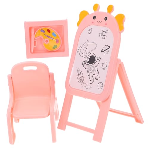 WEKAMOS 1 Set Entzückende Miniaturmöbel, Verschleißfeste Miniaturmöbel, Puppenhaus-staffelei, Spielhausstuhl, Mini-farbtablett WEKAMOS 1 Set Entzückende Miniaturmöbel, Verschleißfeste Miniaturmöbel, Puppenhaus-staffelei, Spielhausstuhl, Mini-farbtablett von WEKAMOS