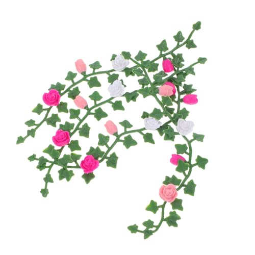 WEKAMOS 1 Set Simuliertes Blumenrankenmodell Mini Dekorationen Für Puppenhaus Mikro Landschaftsdekoration Mini Puppenhauszubehör Miniaturpflanzen Für Puppenhaus Mini Puppenhausdekor von WEKAMOS