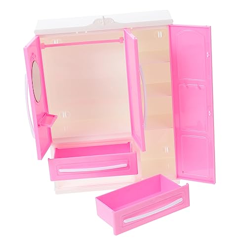 WEKAMOS 1 Stück Doll Wardrobe Mini für Puppen Stabil und Sicher Perfektes Puppenhaus Zubehör Stilvolles Design für Kreative Spielideen und Aufbewahrung von Puppenkleidern WEKAMOS 1 Stück Doll Wardrobe Mini für Puppen Stabil und Sicher Perfektes Puppenhaus Zubehör Stilvolles Design für Kreative Spielideen und Aufbewahrung von Puppenkleidern von WEKAMOS