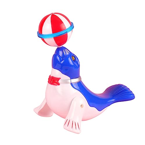 WEKAMOS 1 Stück Elektrisches Seelöwen für Lustiges Cartoon Design mit Ball Leuchtend und Beweglich für Lernspiele und Kreative Unterhaltung Drinnen Zufällige Farbe Zufällige Farbe von WEKAMOS